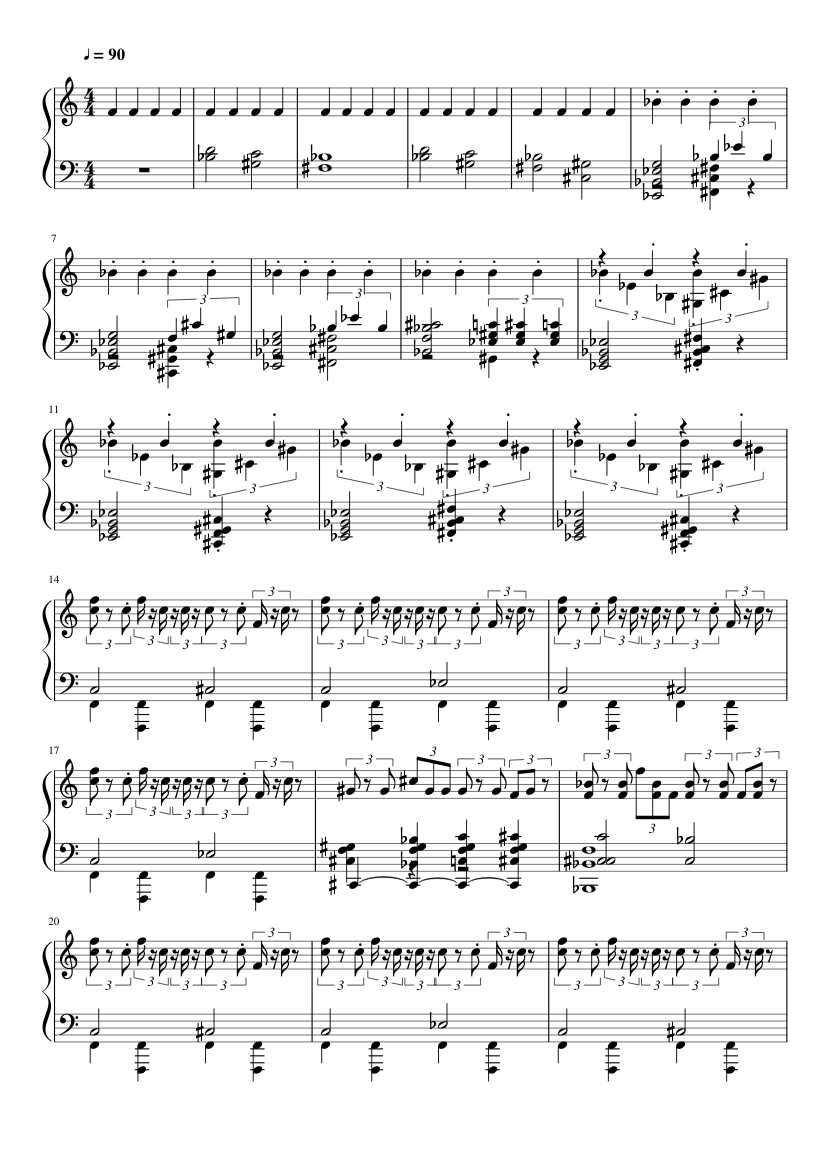 01 MIDI Halo 3 ODST X. Bits and Pieces. From The Ashes Sheet music