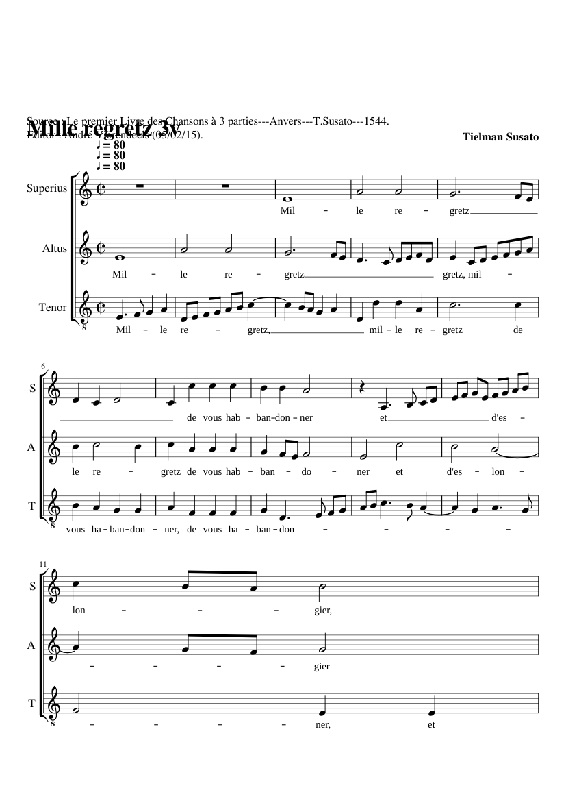 Mille regretz a 3