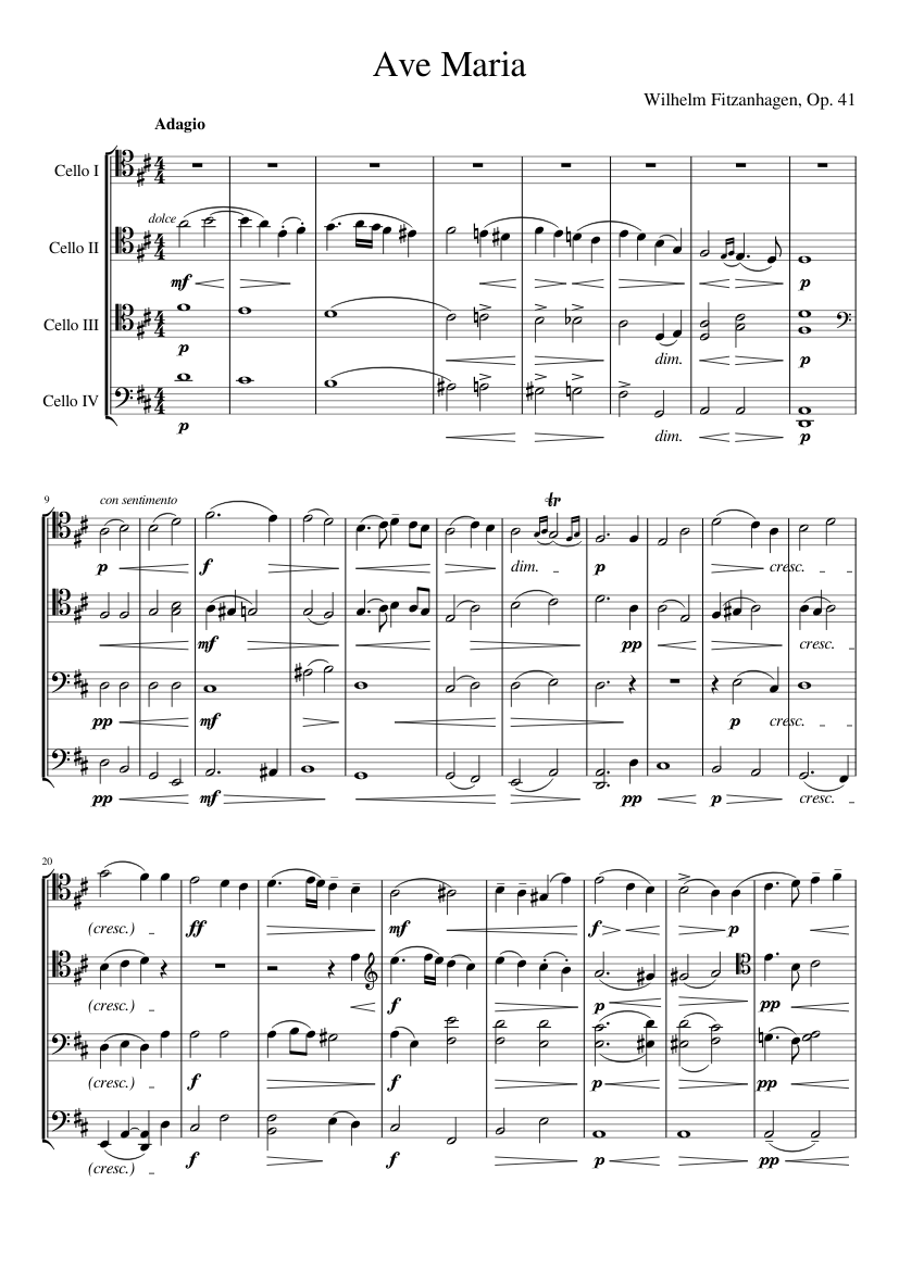 Ave Maria Op.41
