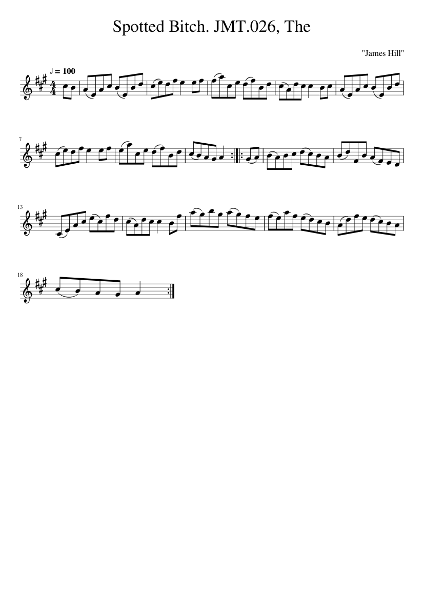 The Spotted Bitch. JMT.026