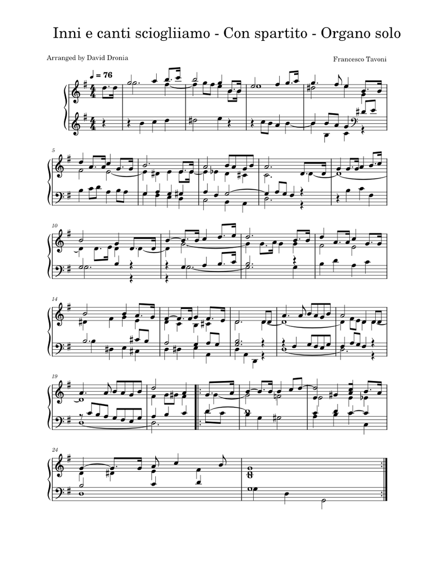 Inni e canti sciogliiamo Con spartito