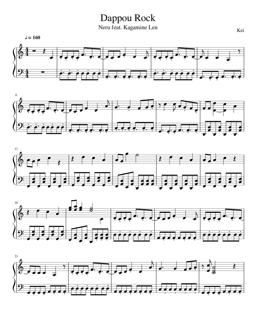 Law-Evading Rock Sheet music for Piano (Solo) | Musescore.com