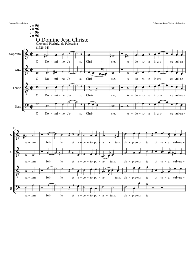 O Domine Jesu Christe