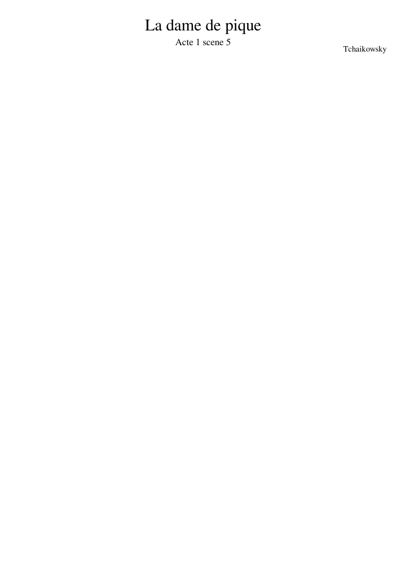 The Queen of Spades Op.68