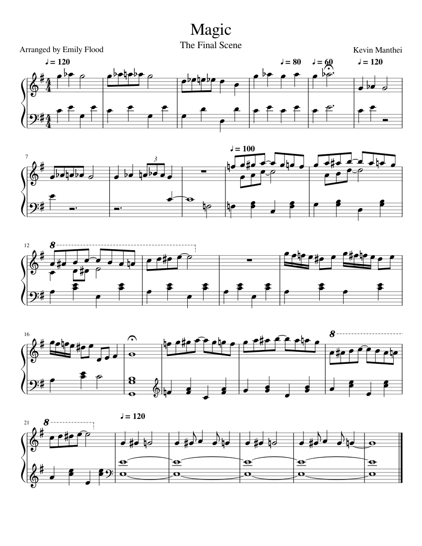 Magic Sheet music for Piano (Solo) | Musescore.com