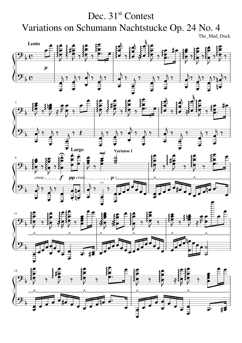 4 Nachtstücke Op.23