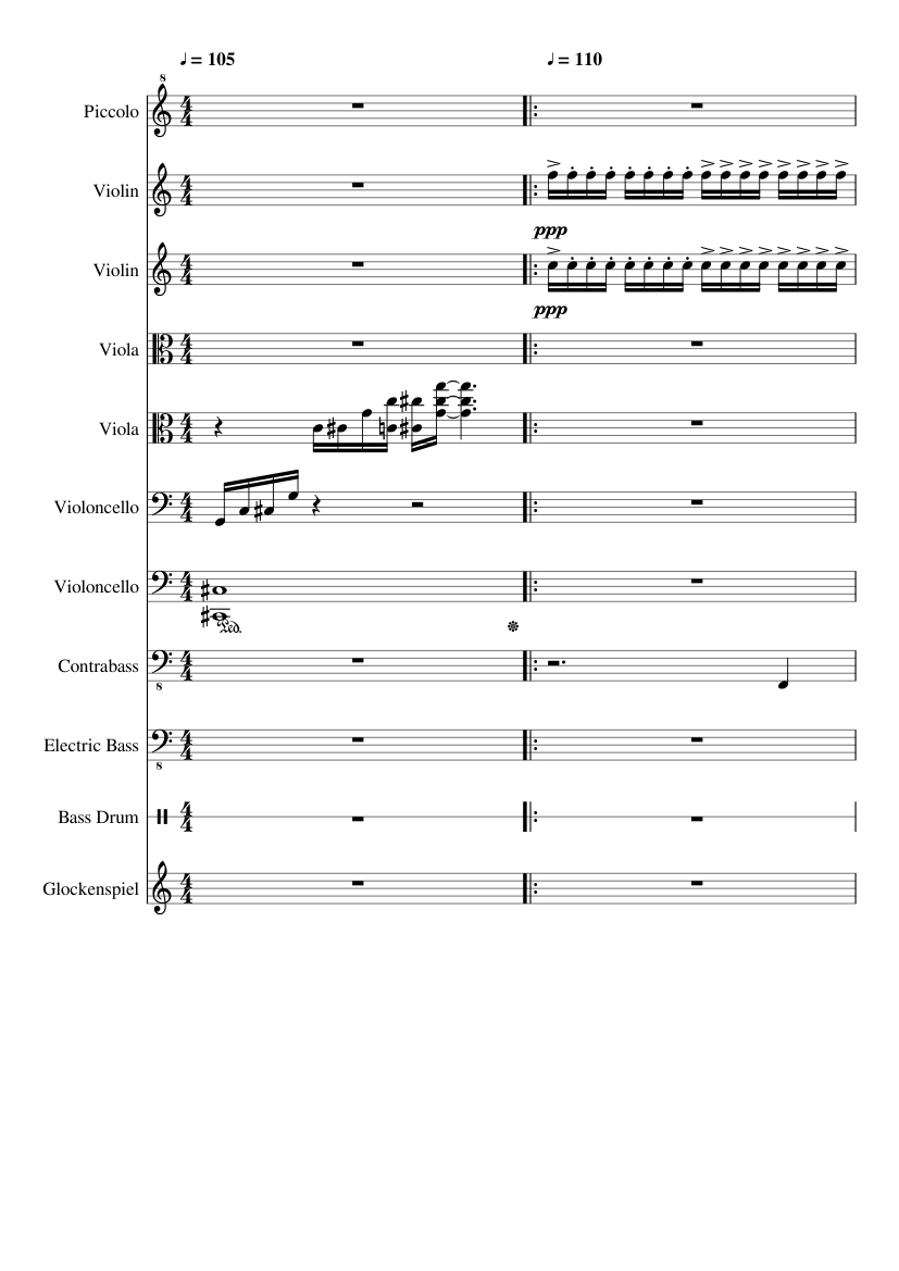 Super Mario World Castle Theme Sheet Music for Flute piccolo