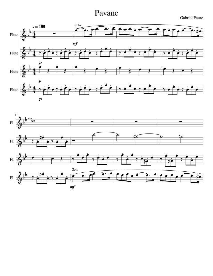 Pavane Op.50
