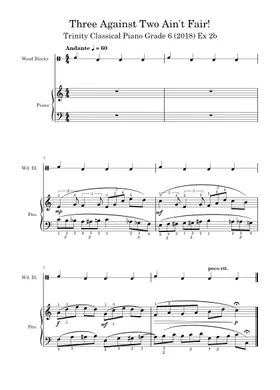 Plain Sailing - Exercise 1a – Trinity College London Sheet music for Piano  (Solo)