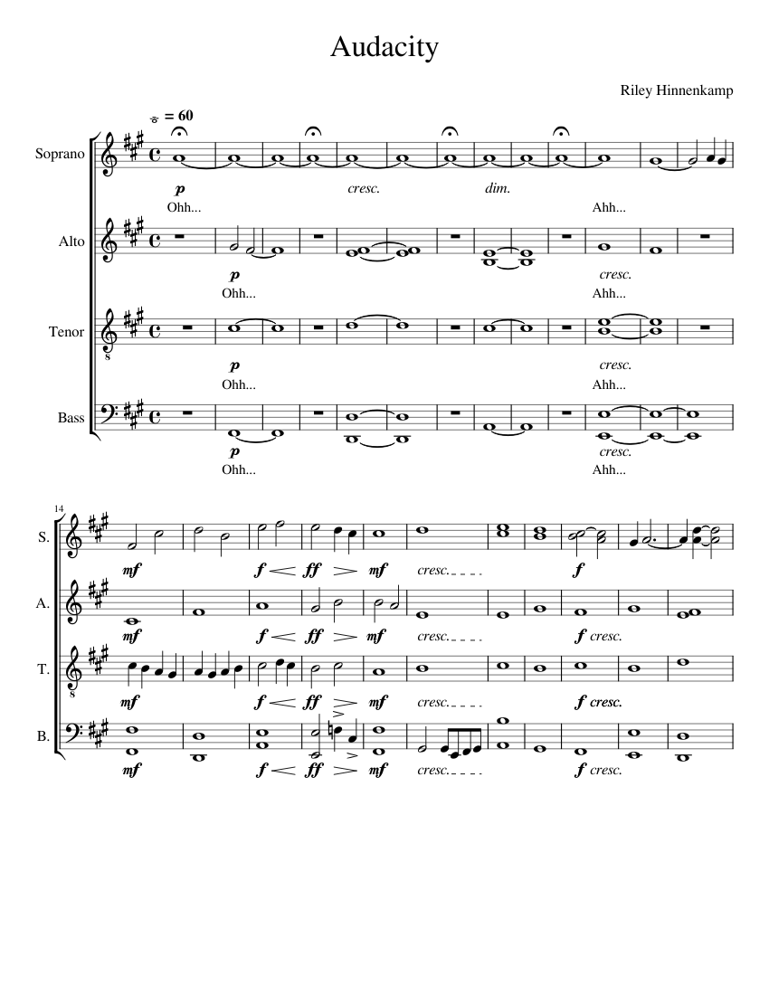 Audacity - Riley Hinnenkamp