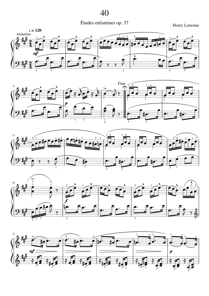 Études enfantines Op.37