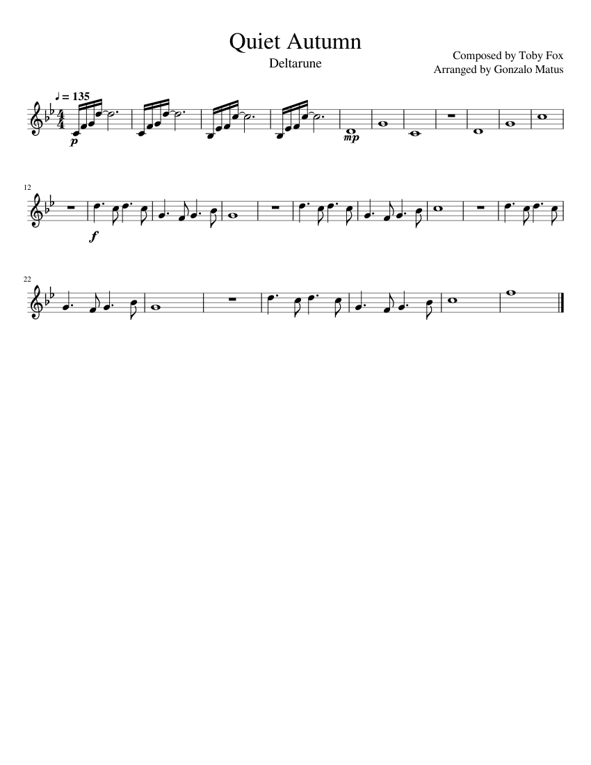 Quiet Autumn - Violin Solo