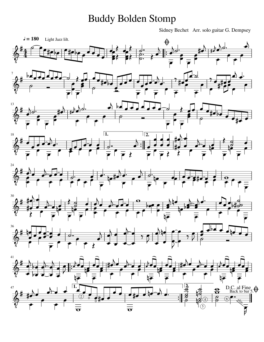 Buddy Bolden Stomp