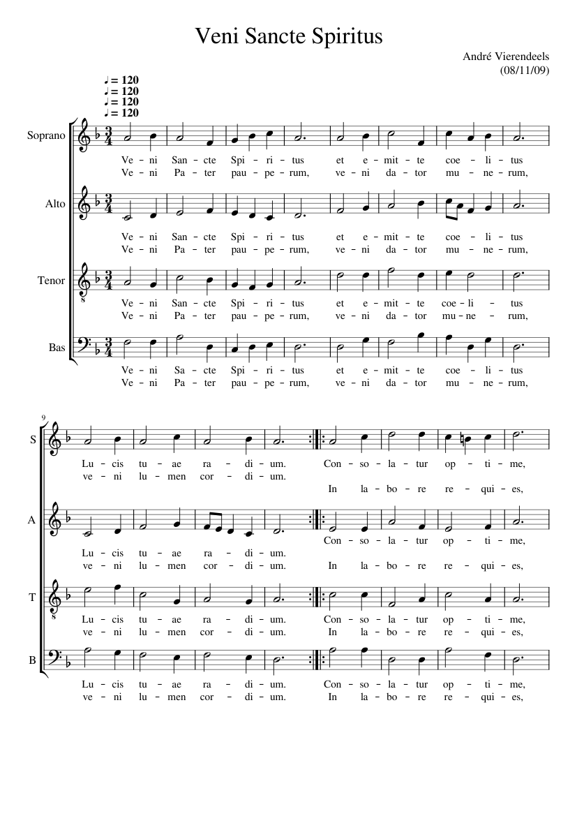 Veni Sancte Spiritus