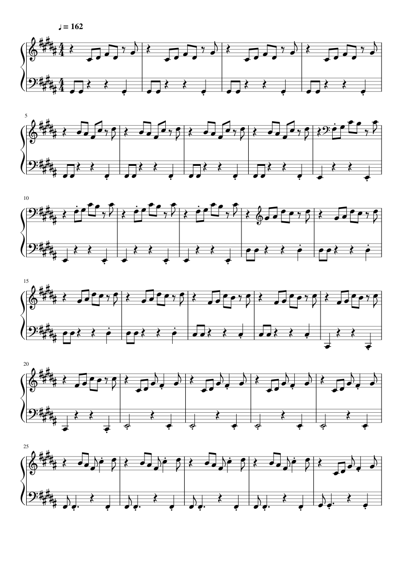 Tron (End Titles) Sheet music for Piano (Solo) | Musescore.com