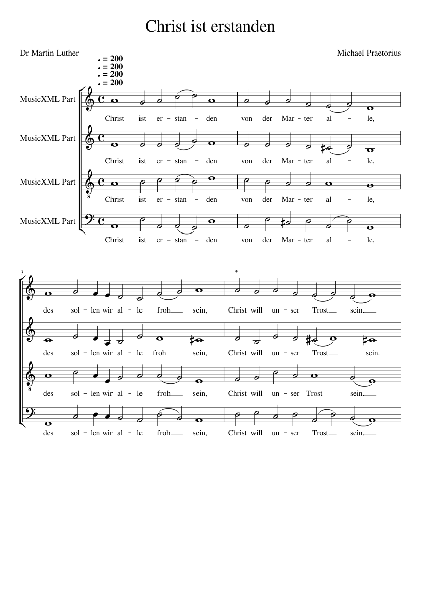 Christ ist erstanden