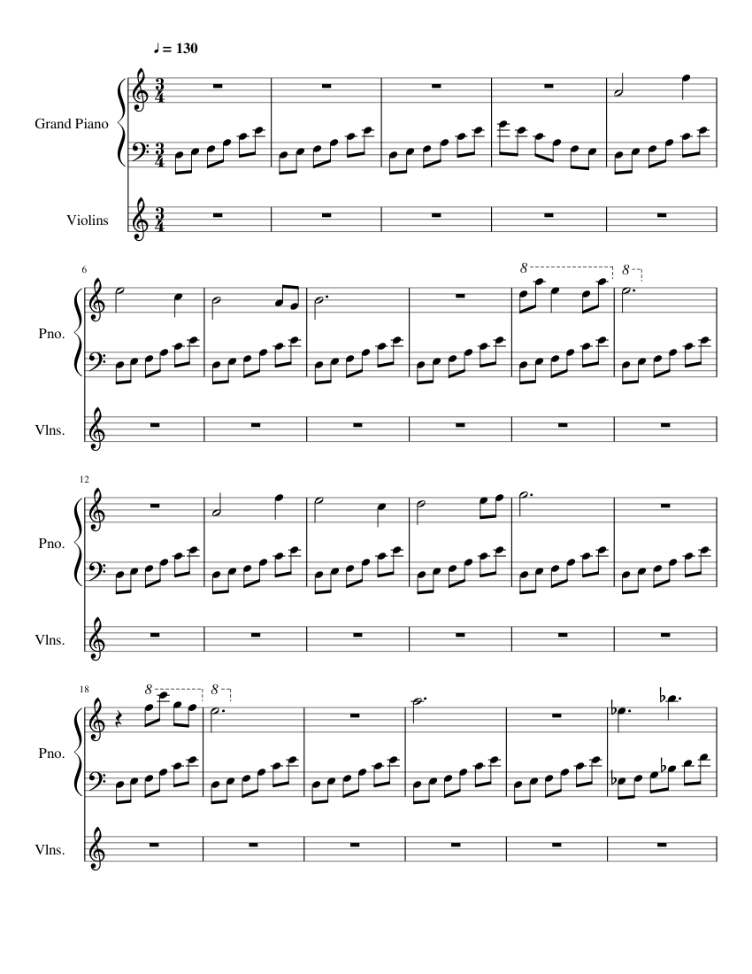 Legend of Zelda: Twilight Princess - Midna's Lament Sheet music for Piano,  Strings group (Solo) | Musescore.com