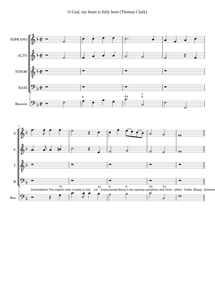 O God my heart is fully bent