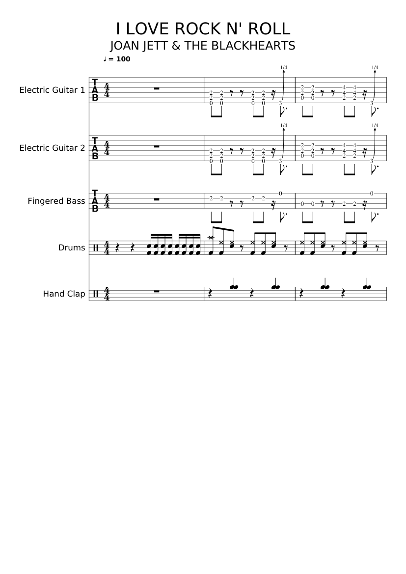 grupės partitūra) Muzikinės natos gitaraigrupės partitūra) Muzikinės natos gitarai  