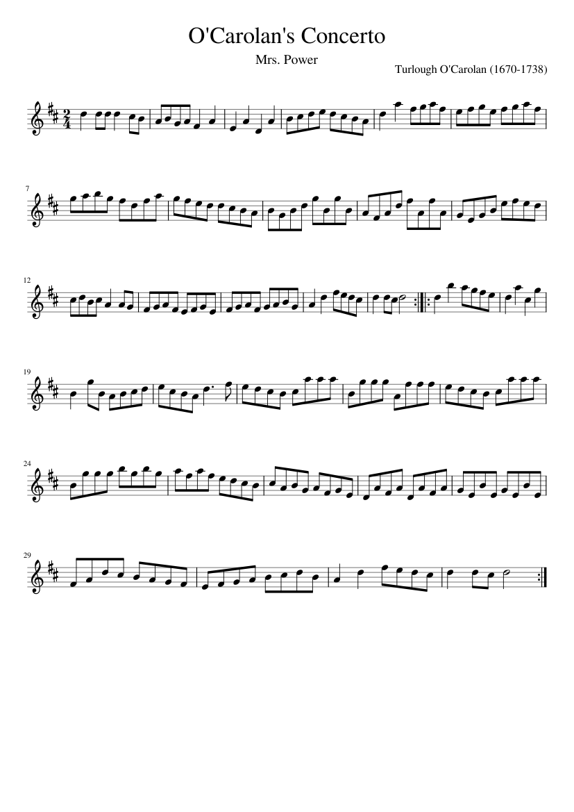 O'Carolan's Concerto