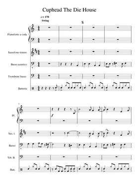 Die House (King Dice) Sheet music for Piano (Mixed Duet)