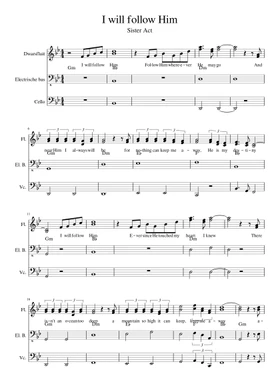 Free i will follow him by Deloris & The Sisters sheet music | Download PDF  or print on Musescore.com