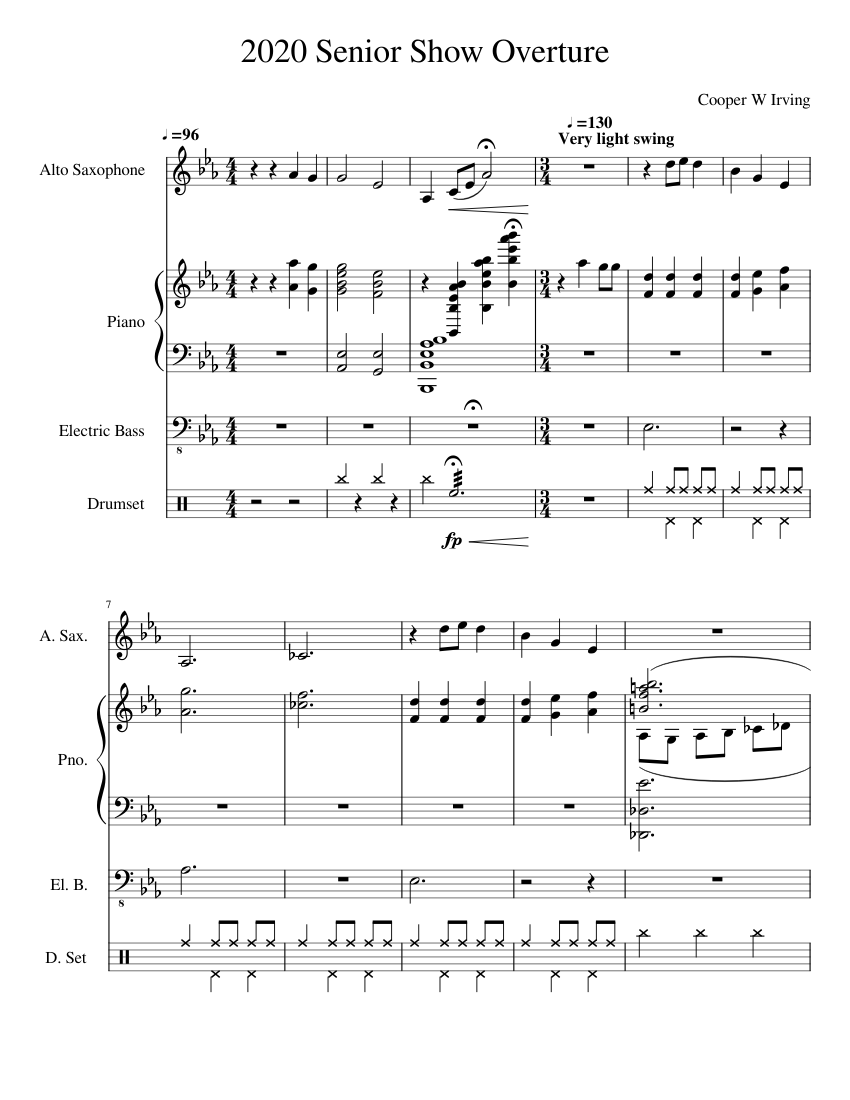 2020 Senior Show Overture