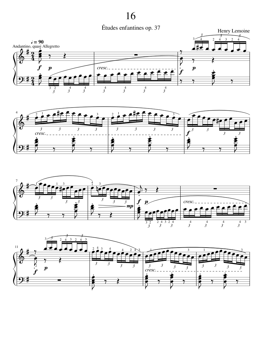 Études enfantines Op.37