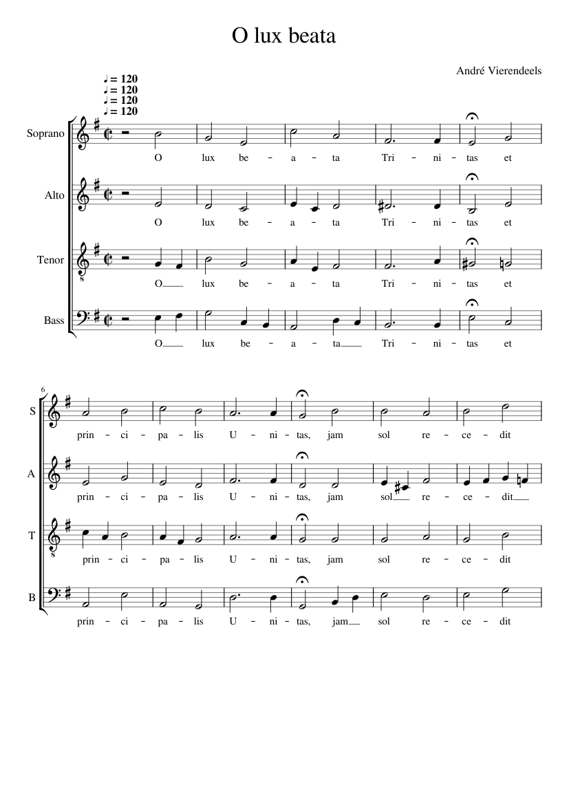 O lux beata trinitas I