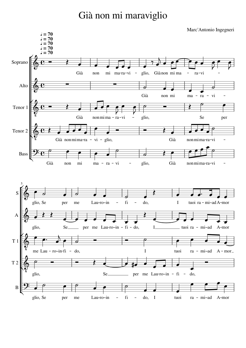 Già non mi maraviglia