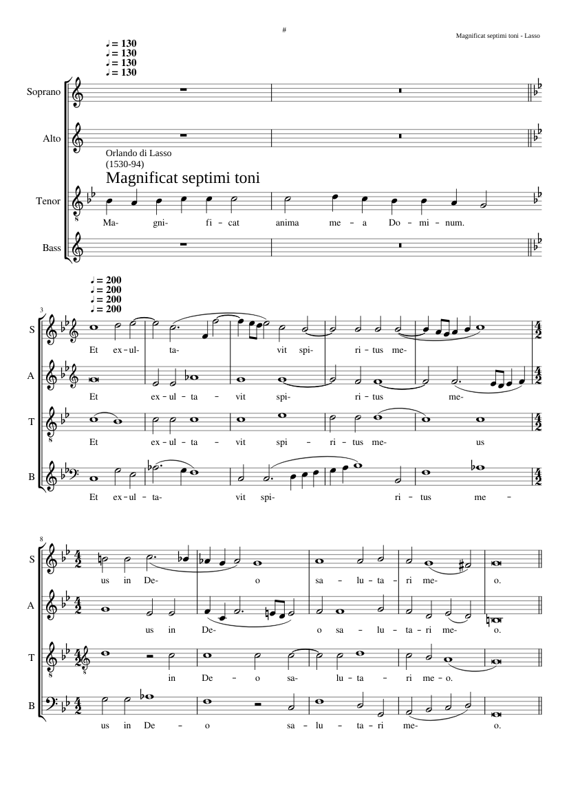 Magnificat septimi toni