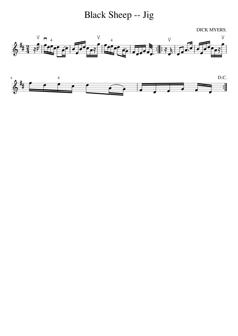 Black Sheep -- Jig