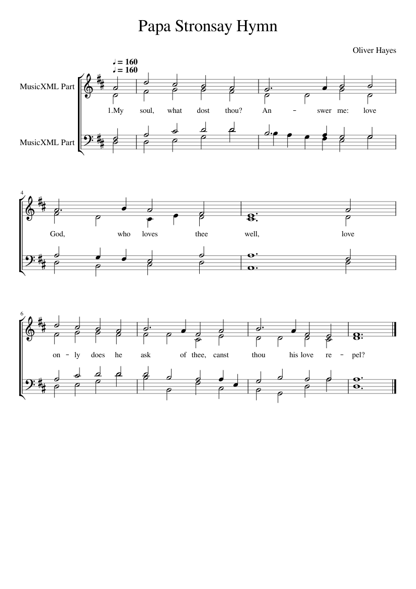 My soul what dost thou?