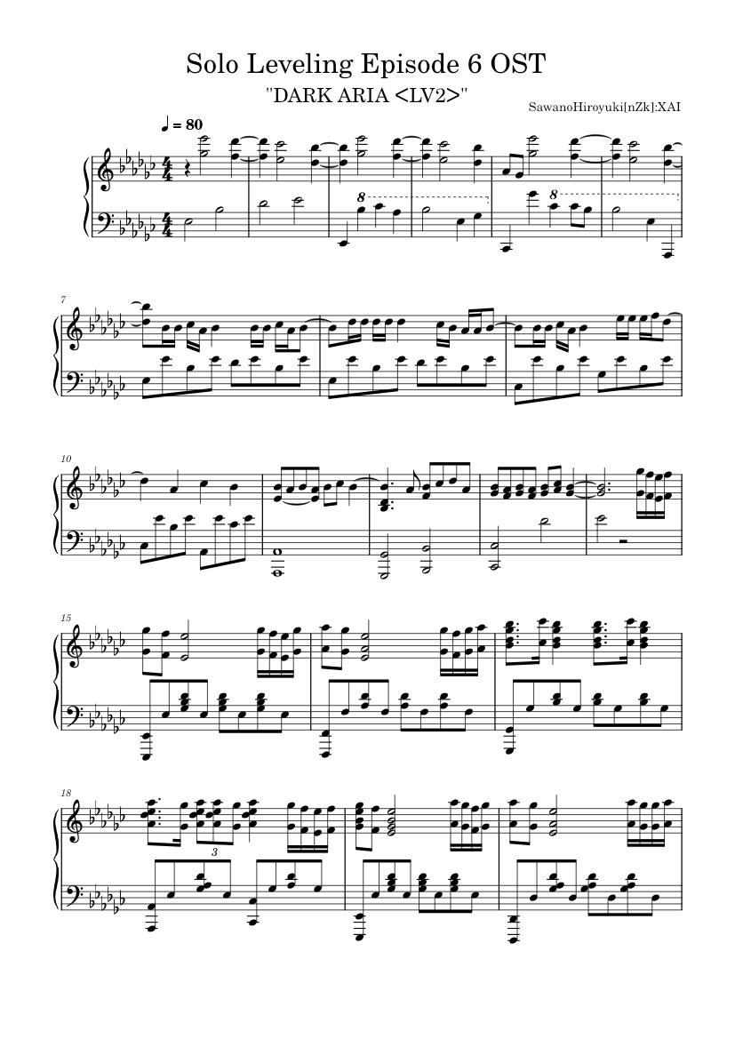 Solo Leveling Episode 6 OST / 