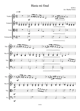 Free hasta mi final by Il Divo sheet music | Download PDF or print on  Musescore.com
