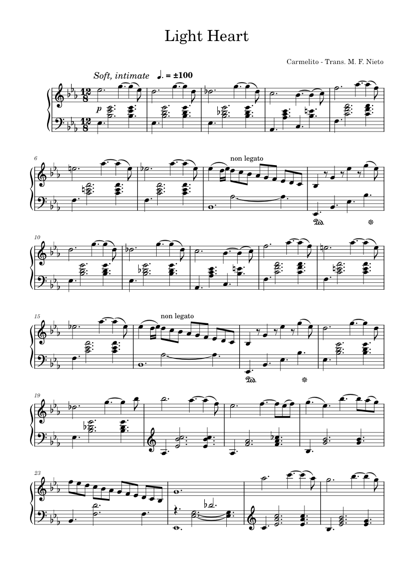 Light Heart · Carmelito Carmelito · Firefly Entertainment AB