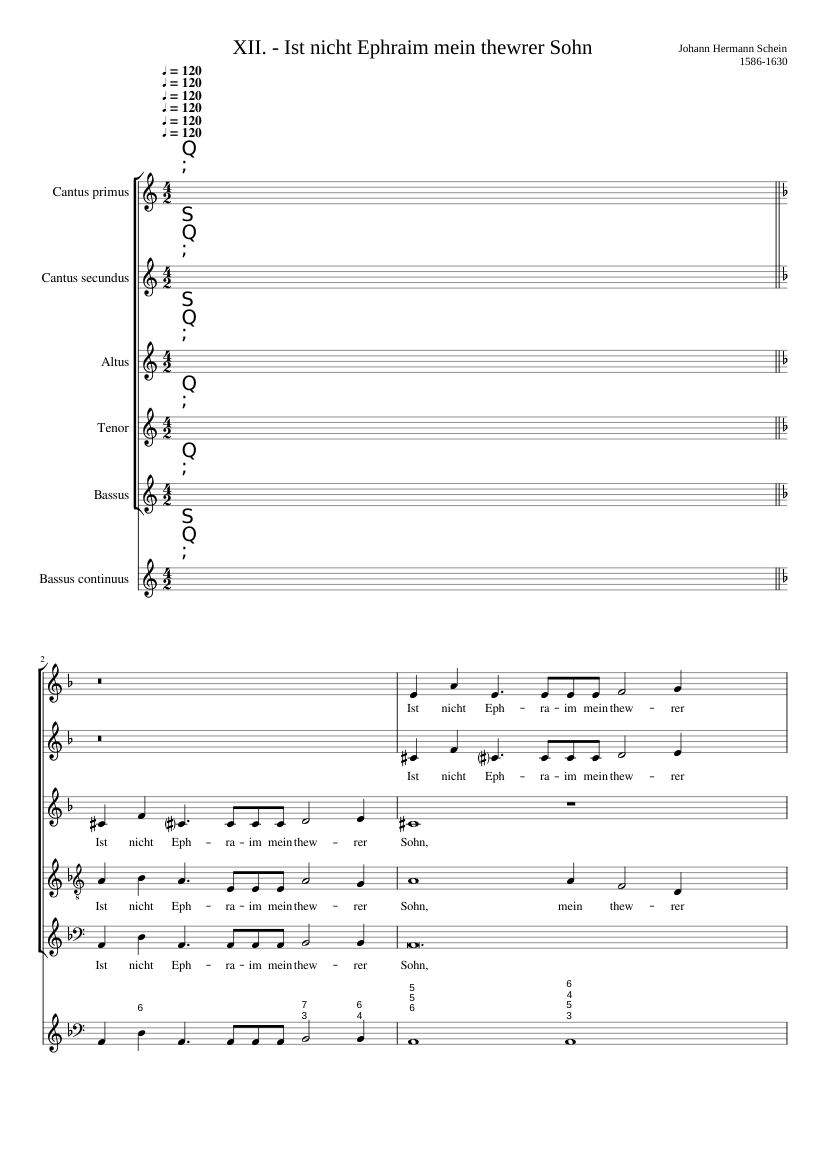 Ist nicht Ephraim mein teurer Sohn