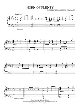 Free Horn Of Plenty by James Newton Howard sheet music | Download PDF or  print on Musescore.com