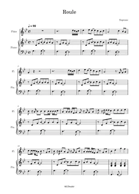 Free Roule by Soprano sheet music | Download PDF or print on Musescore.com