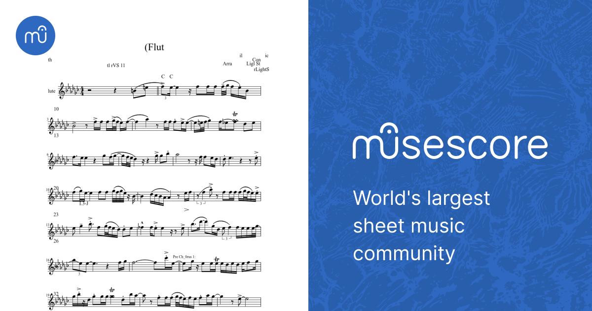 Indila - S.O.S Sheet music for Lute (Solo) | Musescore.com