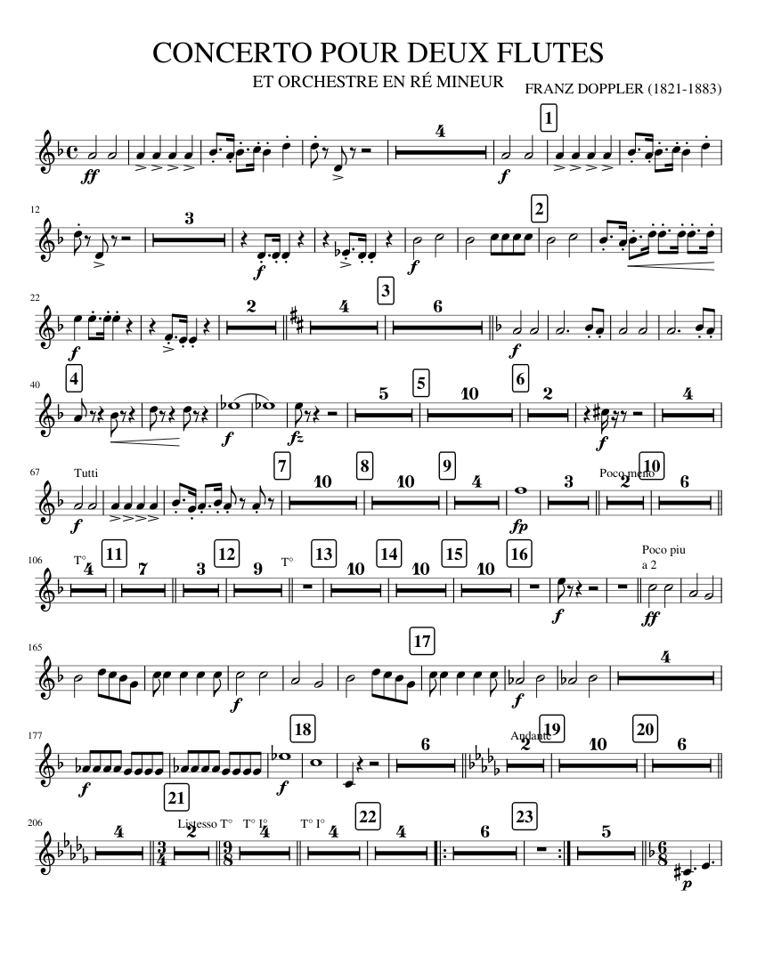 OB2. CONCERTO 2 FLUTES