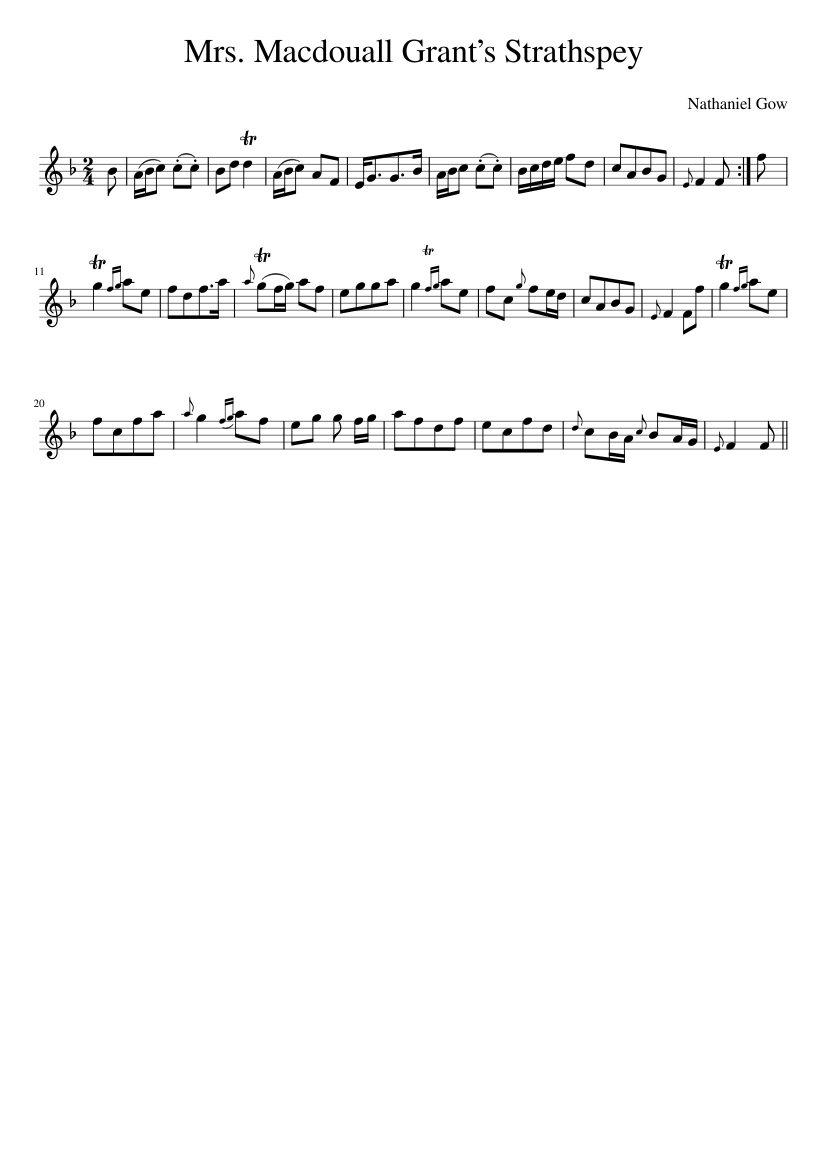 Mrs. Macdouall Grants Strathspey