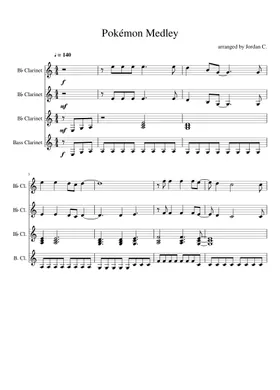 Jingle Bells - Clarinet Quartet - James Pierpoint (arr. Hugh Levey) Sheet  music for Clarinet in b-flat, Clarinet bass (Woodwind Quartet)