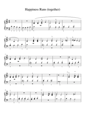 Free Happiness Runs (Duet) by arr. by Nancy Faber sheet music