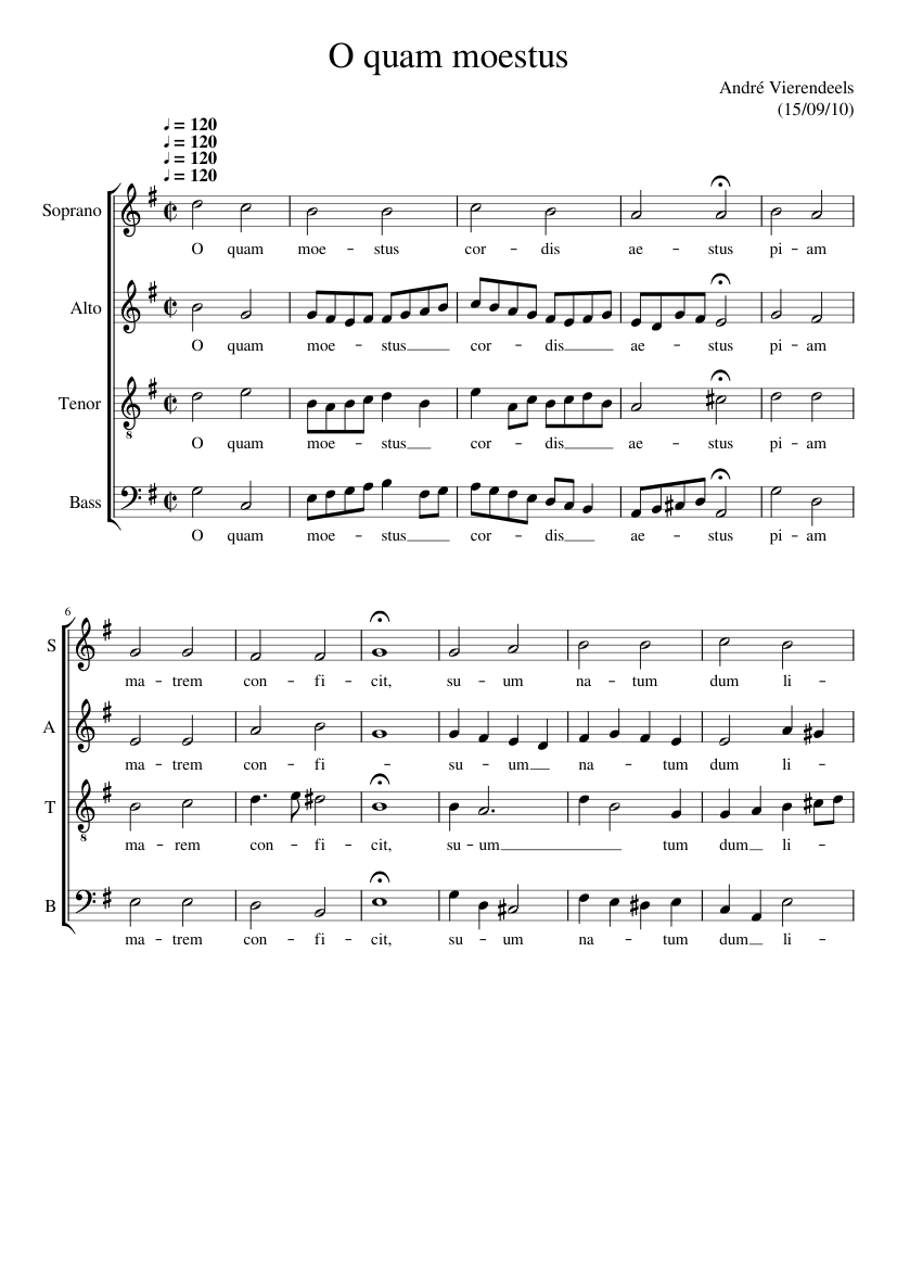 O quam moestus