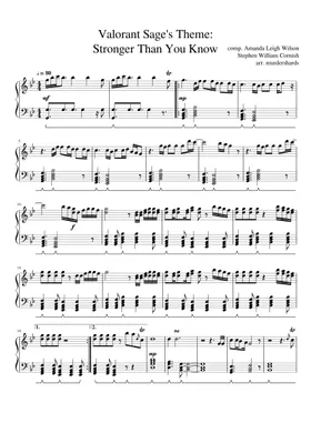 Spectrum Valorant Sheet music for Piano (Solo) Easy