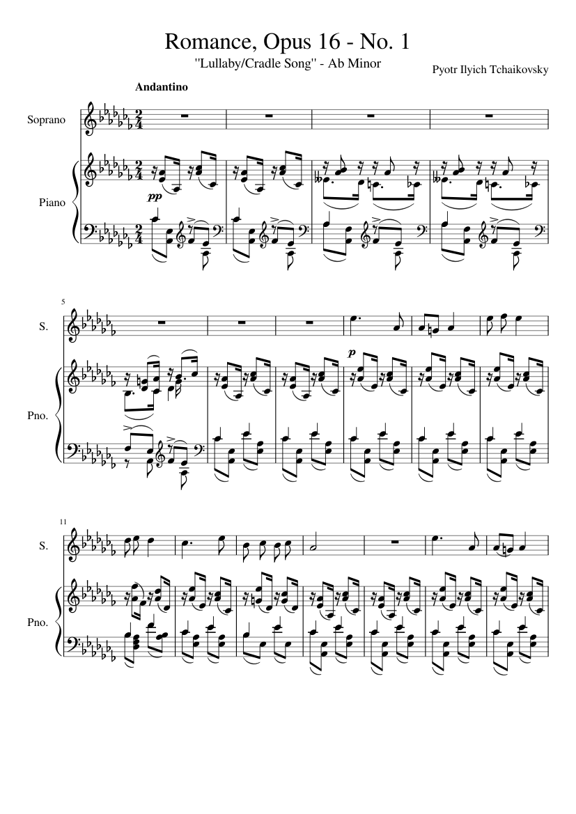 Romance Opus 16 - No. 1