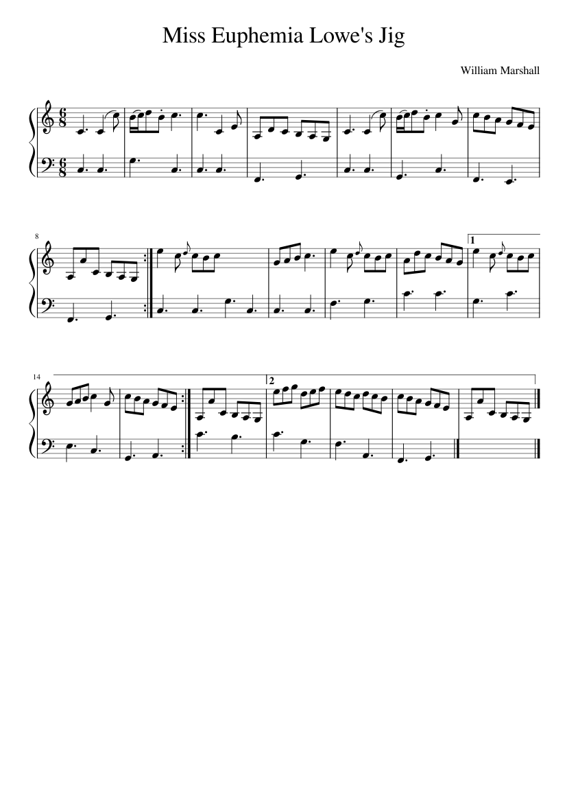 Miss Euphemia Lowe's Jig