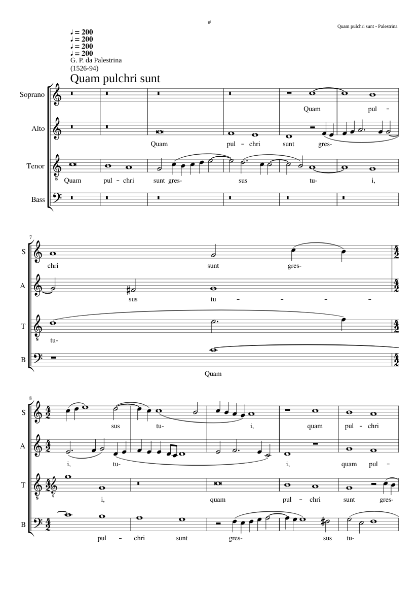 Quam pulchri sunt III a 4