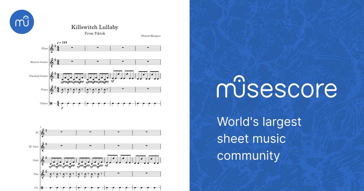 Killswitch Lullaby – Flawed Mangoes Killswitch Lullaby Sheet music for ...